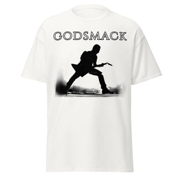 Godsmack Lean In Silhouette Rock Band T-Shirt Heavy Metal Music Fan Gift Tee 79 - Picture 1 of 5
